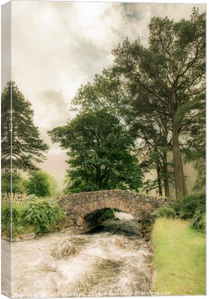 Wastwater Stream Canvas Print by Ian Richardson