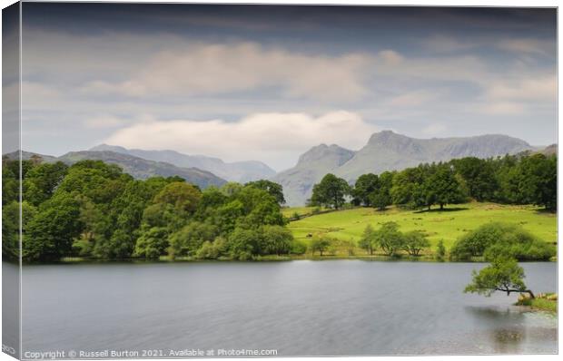 Langdale Pike Canvas Print by Russell Burton