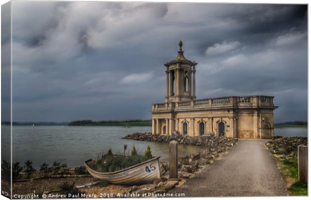 Normanton Church HDR Canvas Print by Andrew Paul Myers