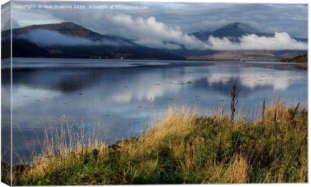 Loch Alsh Canvas Print by Susan Cosier