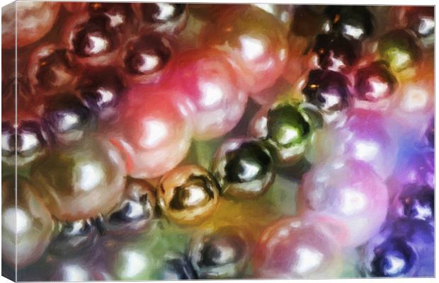 Colorful beads  Canvas Print by Dagmar Giers