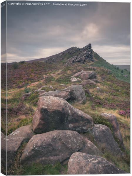 Ramshaw Rocks Canvas Print by Paul Andrews