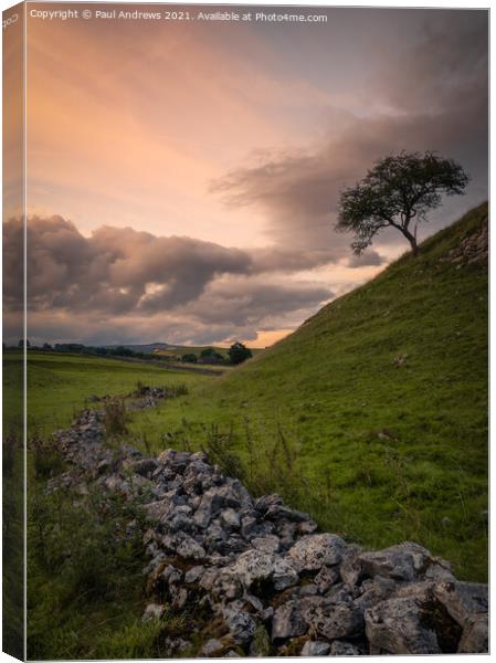 Stanlow Dale Canvas Print by Paul Andrews