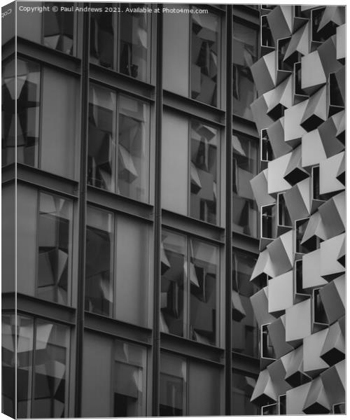 Cheese Grater Reflections Canvas Print by Paul Andrews