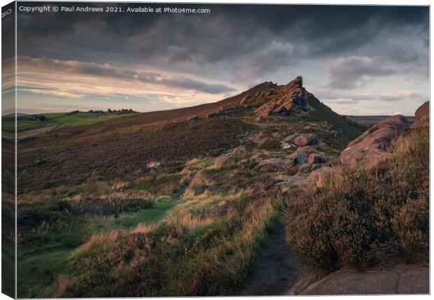 Ramshaw Rocks Canvas Print by Paul Andrews