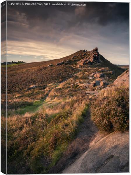 Ramshaw Rocks Canvas Print by Paul Andrews