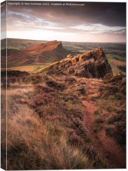 The Roaches Canvas Print by Paul Andrews