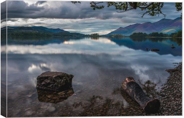 Derwent Reflections 2 Canvas Print by Paul Andrews