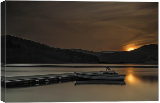 Ladbower Fishing Boat 3 Canvas Print by Paul Andrews