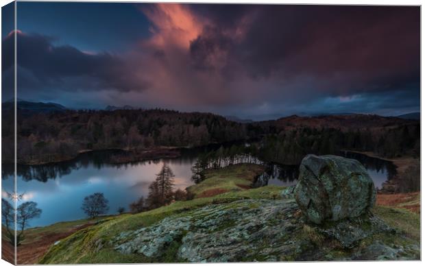 Tarn Hows Canvas Print by Paul Andrews