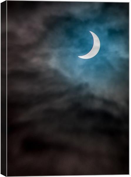 Solar Eclipse Canvas Print by Paul Andrews