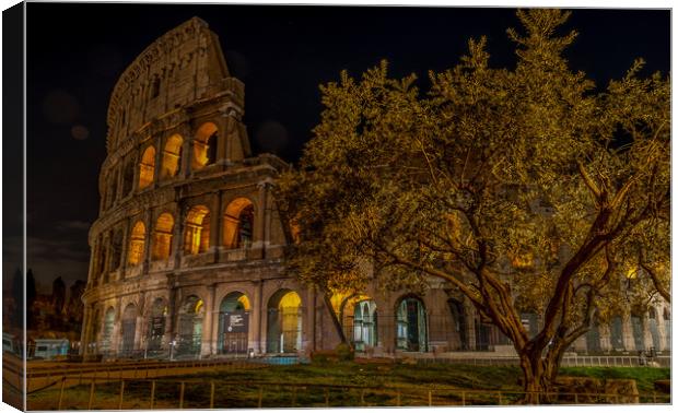 The Colosseum Canvas Print by Paul Andrews