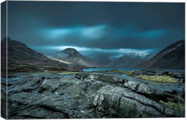 Wast Water Canvas Print by Paul Andrews