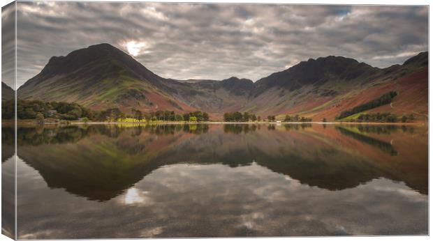 Fleetwith Pike and Haystacks Canvas Print by Paul Andrews