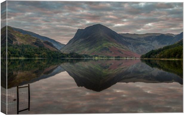 Fleetwith Pike Reflections Canvas Print by Paul Andrews