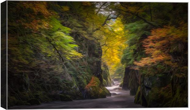 The Fairy Glen #3 Canvas Print by Paul Andrews