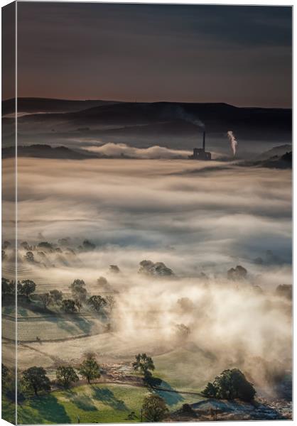 Hope Valley Inversion Canvas Print by Paul Andrews