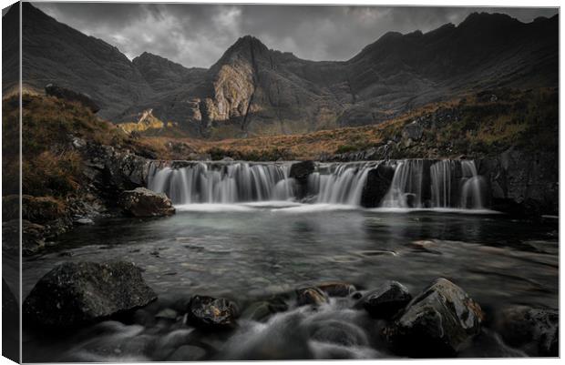 The Fairy Pools Canvas Print by Paul Andrews