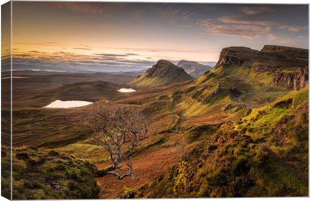 Dawn On The Quiraing Canvas Print by Paul Andrews