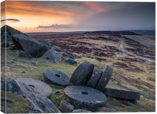 Millstones Canvas Print by Paul Andrews