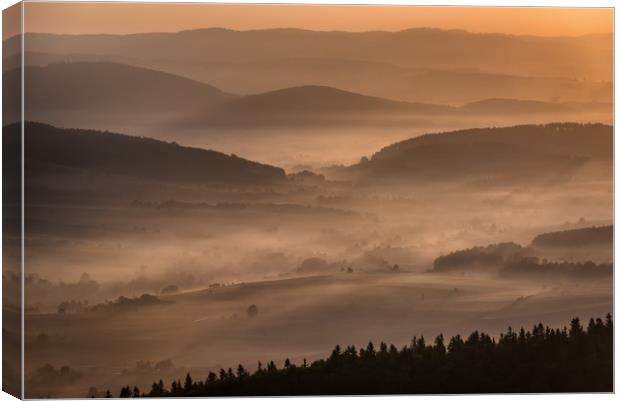 Klodzko Valley Canvas Print by Mariusz Wozinski