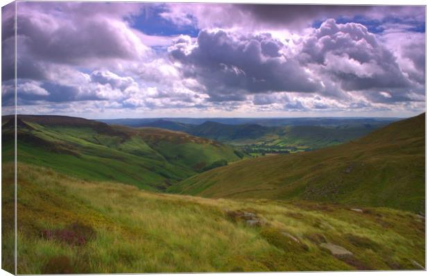 View from Kinder Scout Canvas Print by John Gent