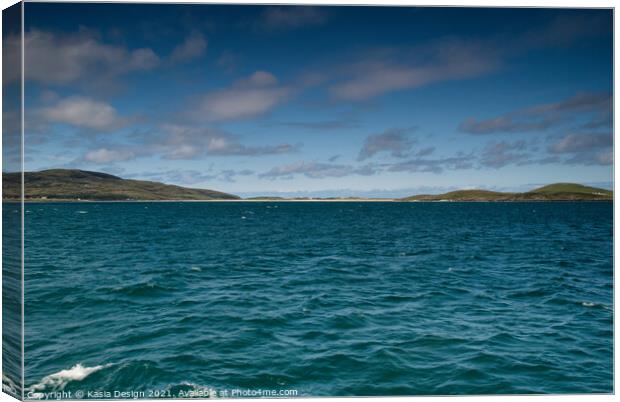 A Warm Welcome or Fond Farewell to Barra Canvas Print by Kasia Design