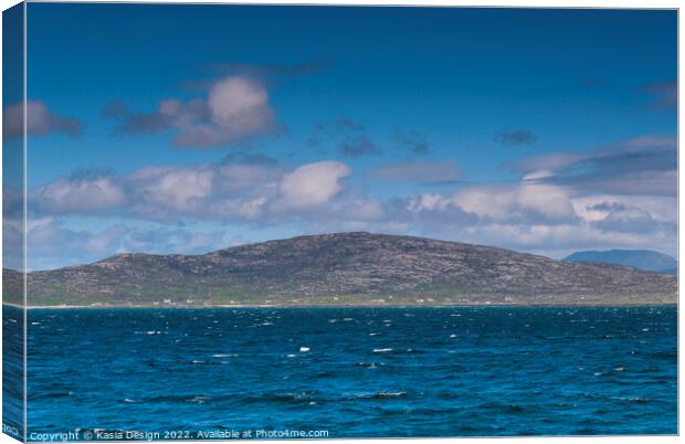 South Uist from the Ferry, Outer Hebrides Canvas Print by Kasia Design