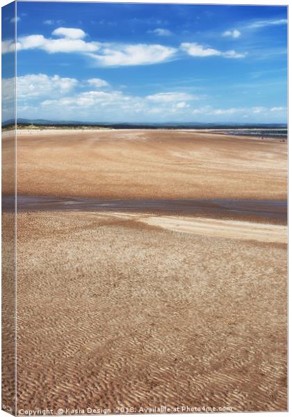 West Sands Beach St Andrews Canvas Print by Kasia Design