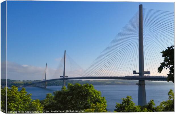 Queensferry Crossing Canvas Print by Kasia Design