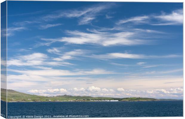 Islay Whisky Coast Canvas Print by Kasia Design