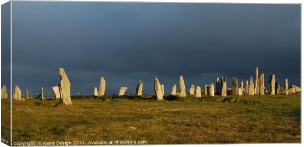 Callanish after the Storm, Lewis, Outer Hebrides Canvas Print by Kasia Design