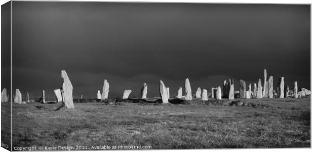 Callanish after the Storm, Lewis, Outer Hebrides Canvas Print by Kasia Design