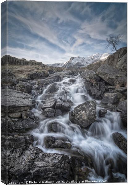 Ogwin Falls Canvas Print by Richard Astbury