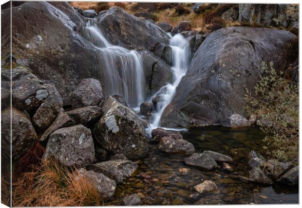Small waterfall Canvas Print by Clive Ashton