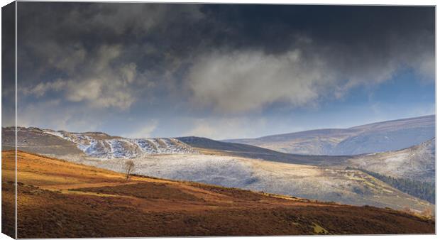 Snow showers Canvas Print by Clive Ashton