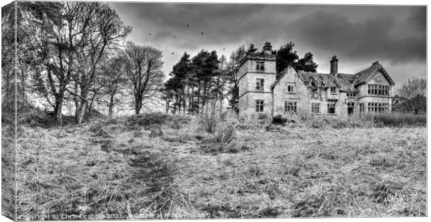 Thornseat Lodge Canvas Print by Chris Drabble