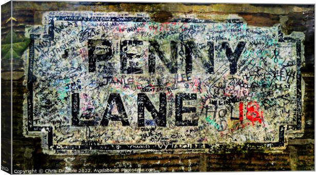 Penny Lane Canvas Print by Chris Drabble