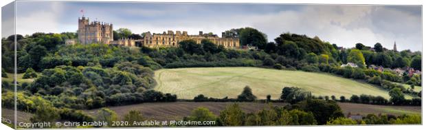 Bolsover Castle, England                           Canvas Print by Chris Drabble