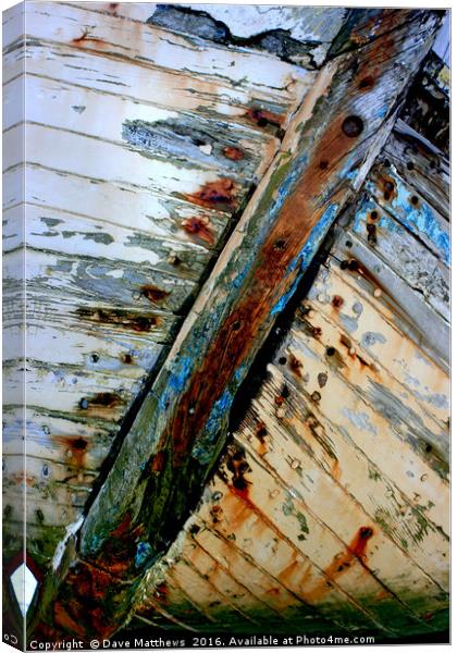 Gannel Wreck Canvas Print by Dave Matthews