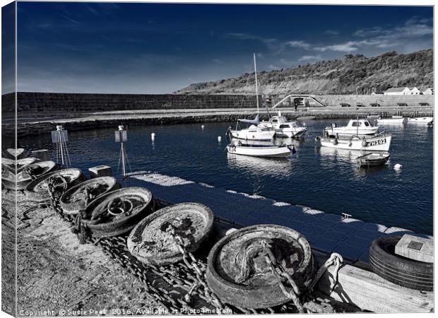 Unplugged At The Harbour - Toned Canvas Print by Susie Peek