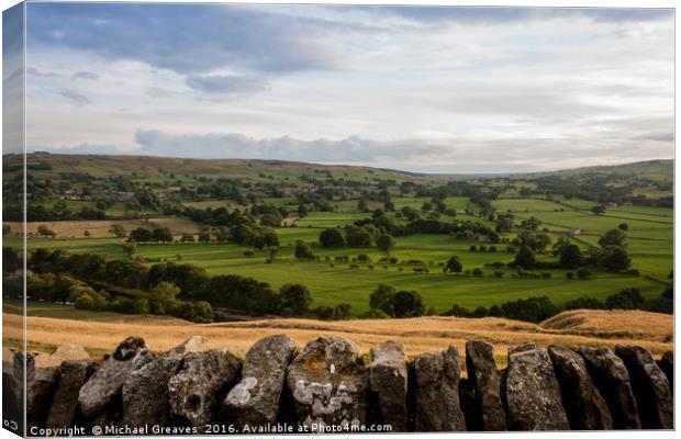 Teesdale Canvas Print by Michael Greaves