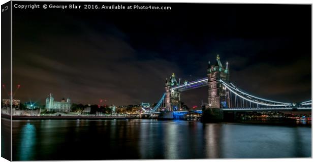 London's Lights Canvas Print by George Blair