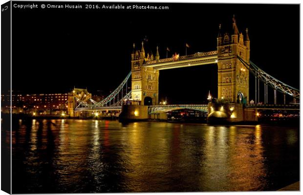 Tower Bridge of London Canvas Print by Omran Husain