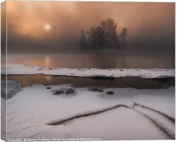 Middle of Winter Canvas Print by Alexey Trofimov