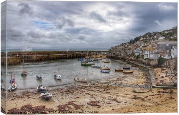 Mousehole Harbour, Cornwall Canvas Print by Craig Preedy