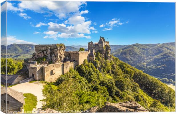 Aggstein castle ruin Canvas Print by Sergey Fedoskin