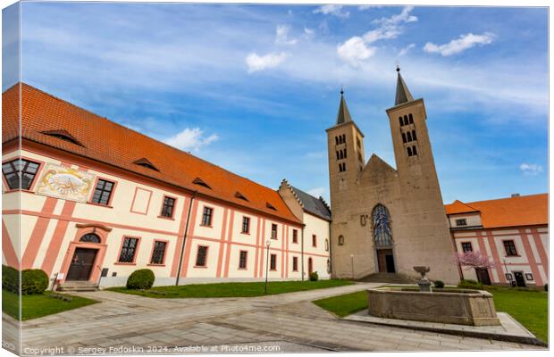 Premonstratensian Monastery from 12th century. Canvas Print by Sergey Fedoskin