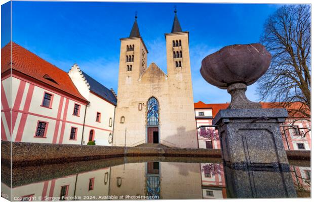 Premonstratensian Monastery from 12th century. Canvas Print by Sergey Fedoskin