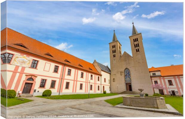 Premonstratensian Monastery from 12th century. Canvas Print by Sergey Fedoskin